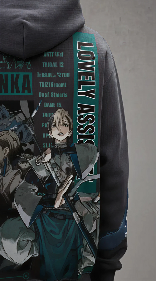 Zanka Sword / Hoodie - Generation Upgrade anime streetwear hoodie - ZokuZest