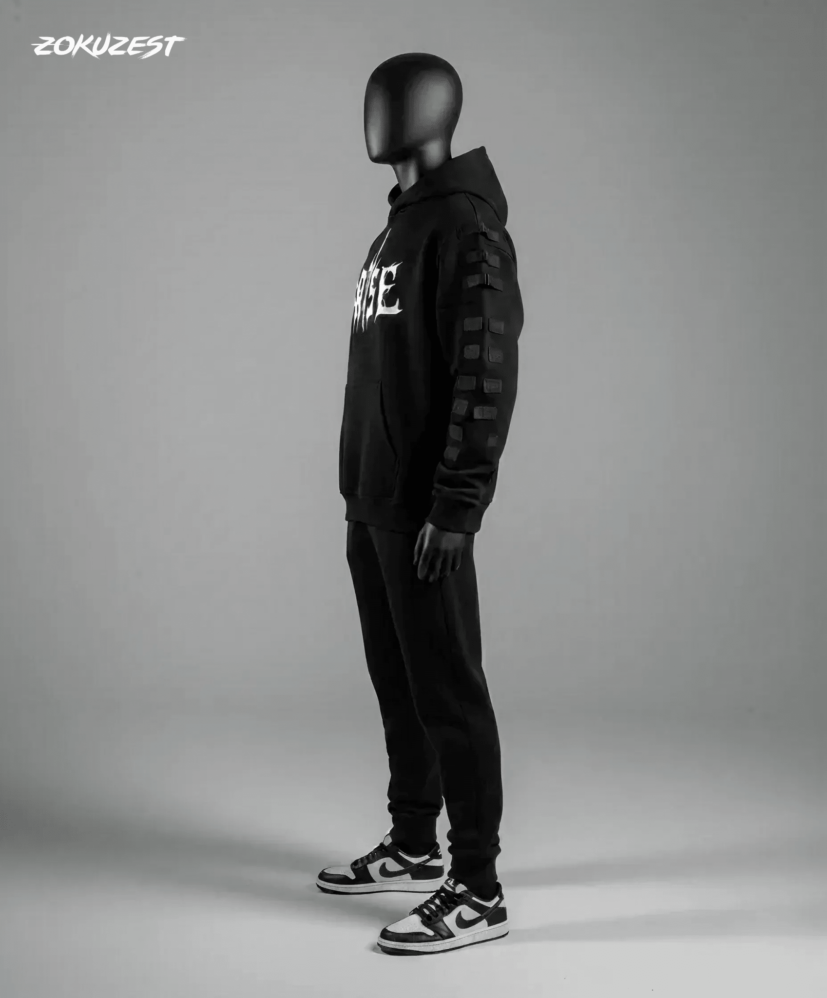 ZOKUZEST “ARISE” Tactical Oversized Hoodie anime streetwear hoodie - ZokuZest