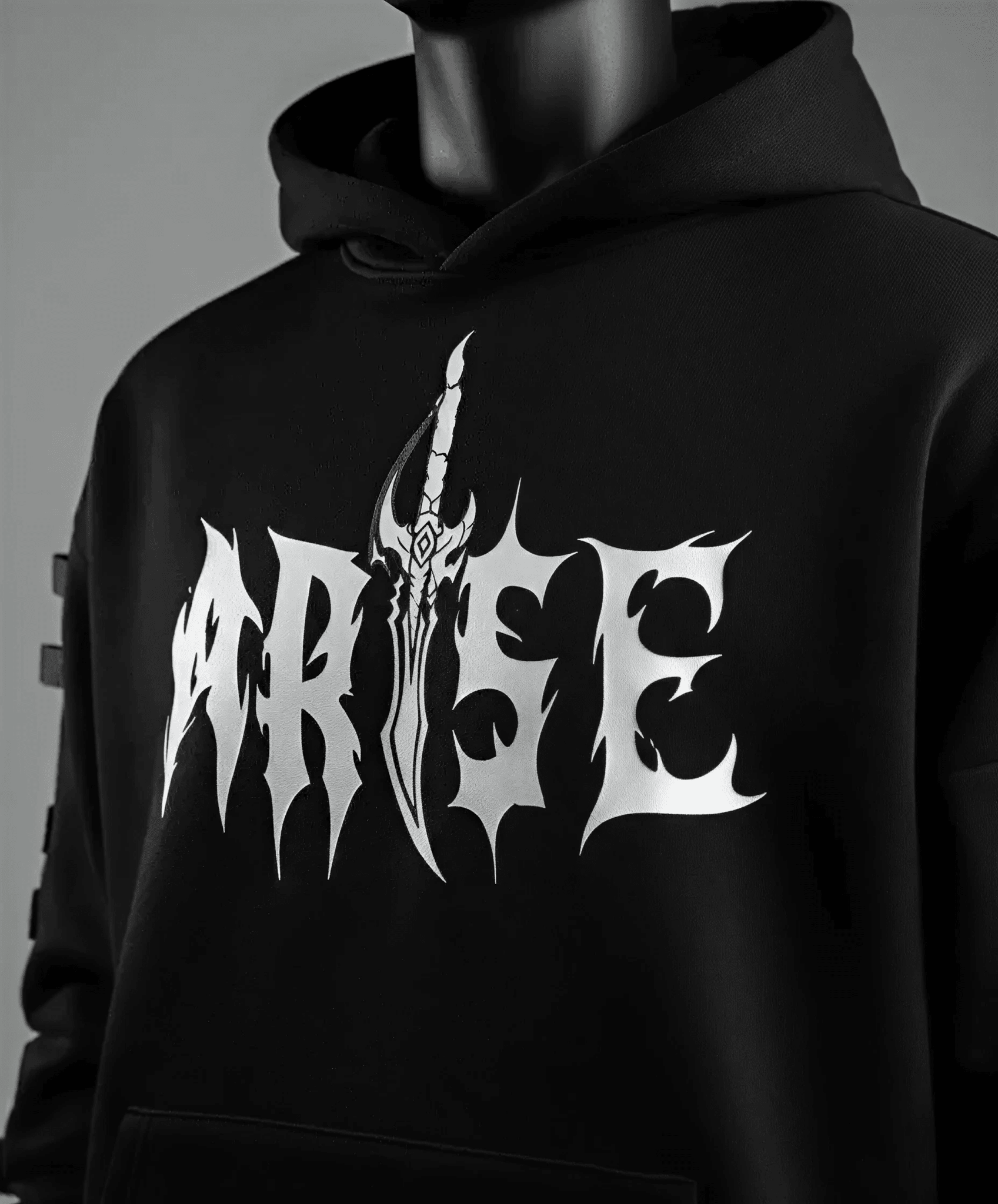 ZOKUZEST “ARISE” Tactical Oversized Hoodie anime streetwear hoodie - ZokuZest
