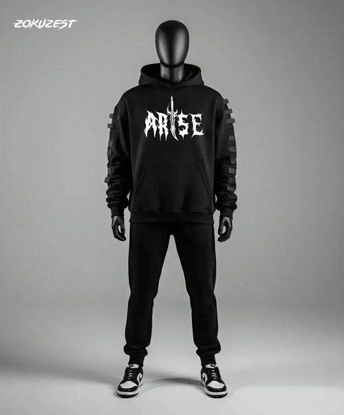 ZOKUZEST “ARISE” Tactical Oversized Hoodie anime streetwear hoodie - ZokuZest